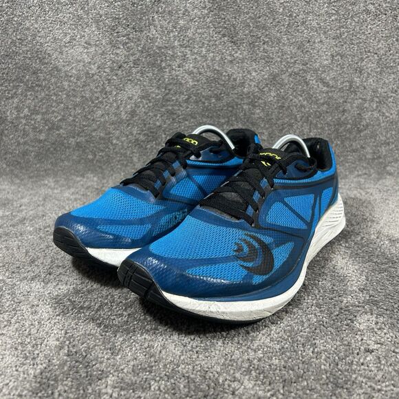 Topo Athletic Zephyr Men\'s Size 11.5 Blue Black Running Shoes Used Fabric Wear main image 12